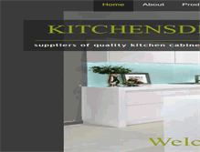 Tablet Screenshot of kitchensdirect.com.au